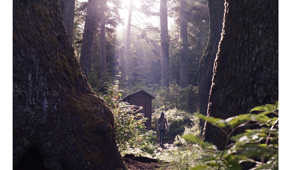 The lighting juxtaposes the outhouse.  Sombrio, Vancouver Island, British Columbia. Photo: <a href=\"https://www.alexguiryphoto.com/\" target=_blank>Alex Guiry</a>